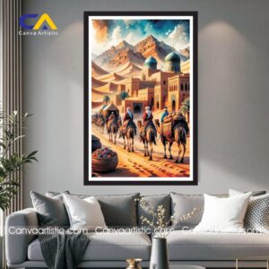 Camels Trail Painting
