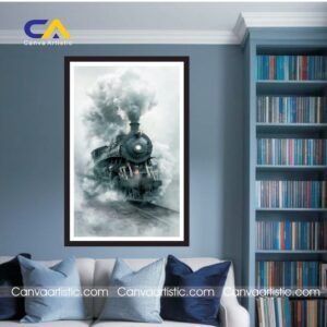 Steam Train Painting
